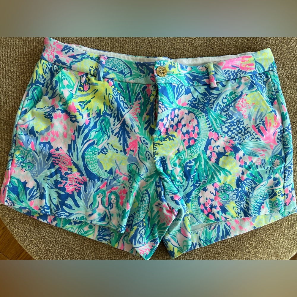 Lilly Pulitzer Shorts Mermaid Cove HTF!